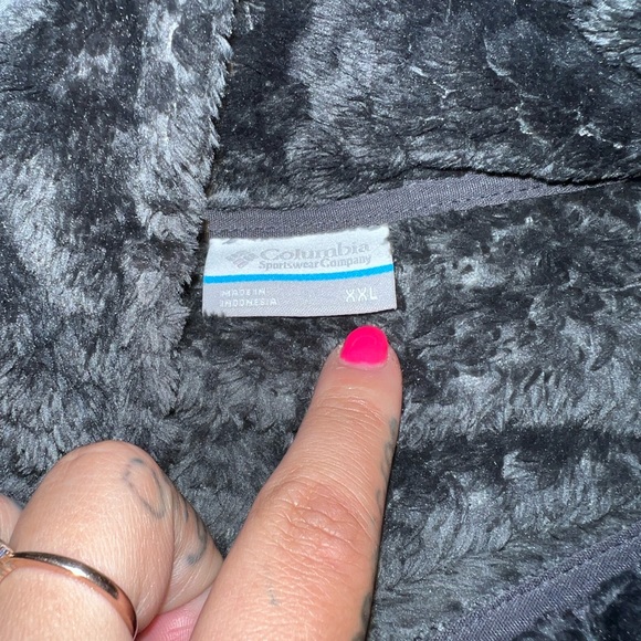 Women’s Columbia fleece jacket, shark gray size XXL - Picture 3 of 4